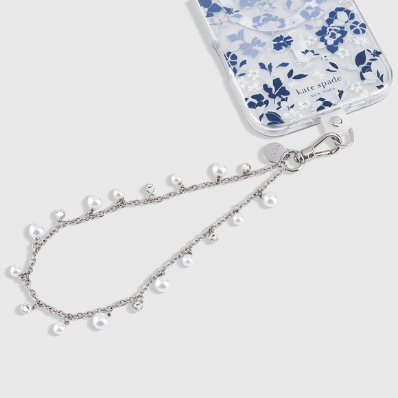 Kate Spade New York Dazzling Pearl Phone Charm - Picture 1 of 6